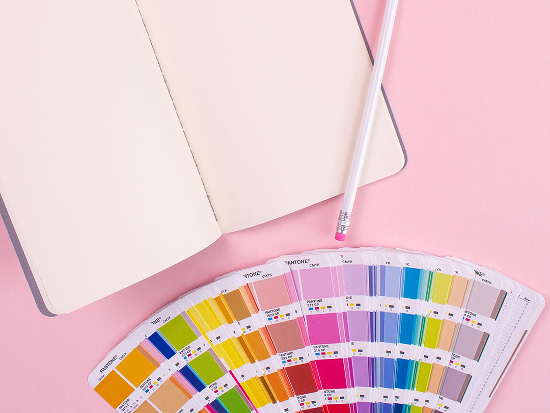 Logo Vs Brand Do You Know The Difference? Blog feature image pantone colours